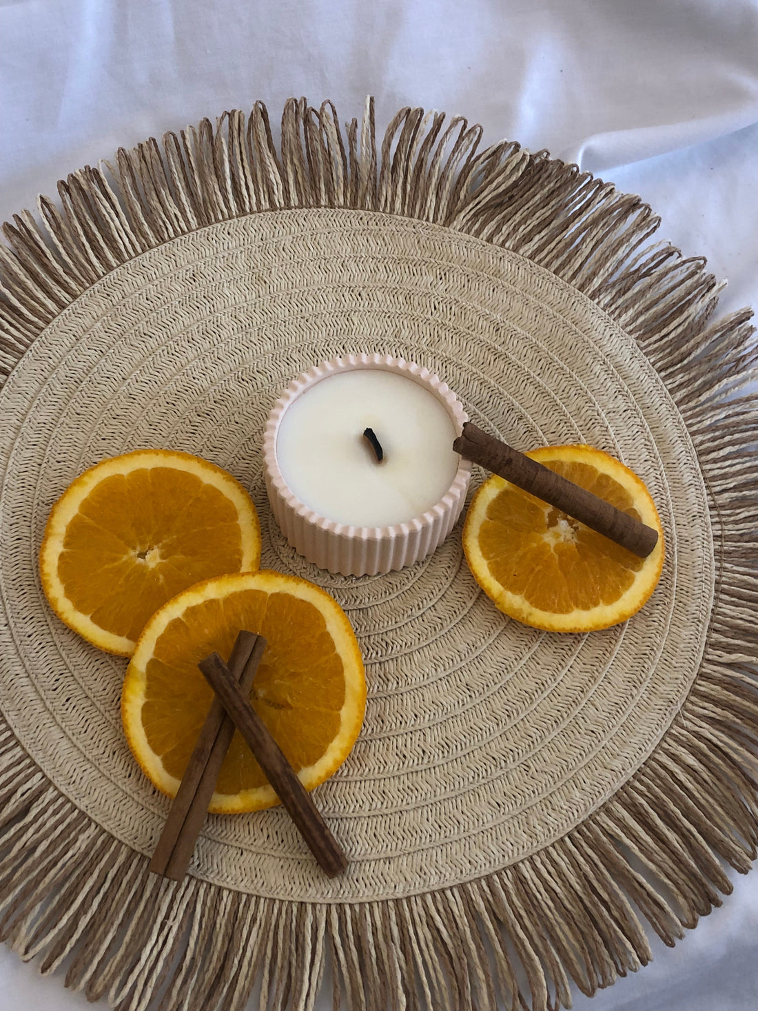 VELAS AROMATIICAS CANELA-NARANJA